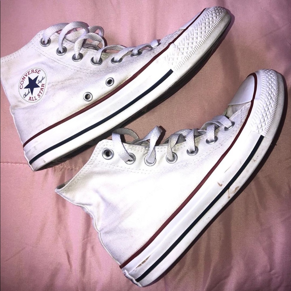 White high top converse